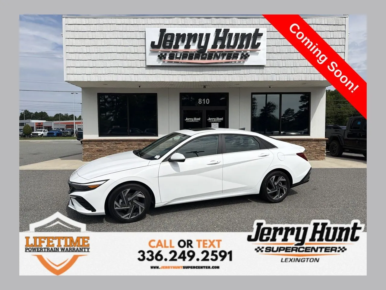 White 2025 Hyundai Elantra SEL Convenience for sale in Lexington, NC
