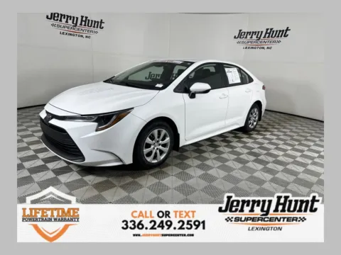 White 2025 Toyota Corolla LE for sale in Lexington, NC