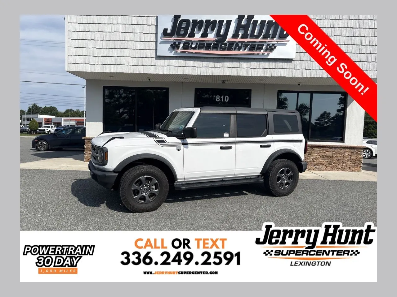 White 2021 Ford Bronco Big Bend for sale in Lexington, NC