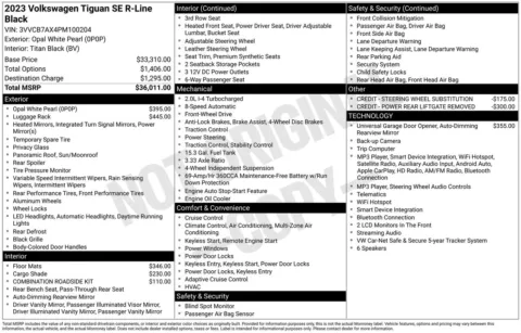 Another view of 2023 Volkswagen Tiguan 2.0T SE R-Line Black for sale in Lexington, NC at Jerry Hunt Supercenter - Lexington
