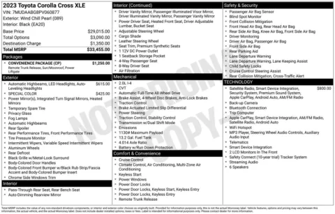 More photos of 2023 Toyota Corolla Cross XLE at Jerry Hunt Supercenter - Lexington, NC