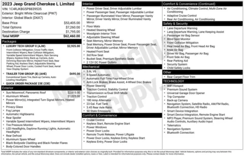 More photos of 2023 Jeep Grand Cherokee L Limited at Jerry Hunt Supercenter - Lexington, NC