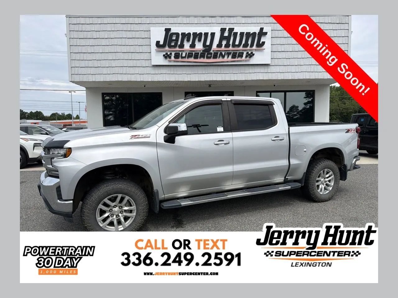 Silver 2021 Chevrolet Silverado 1500 LT for sale in Lexington, NC