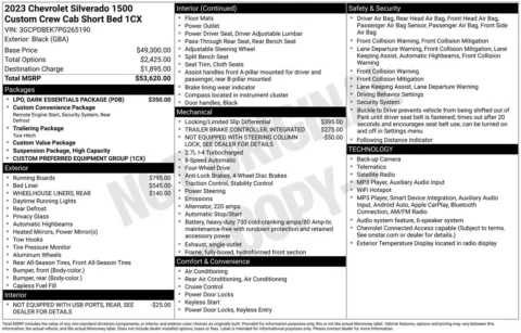 More photos of 2023 Chevrolet Silverado 1500 Custom at Jerry Hunt Supercenter - Lexington, NC
