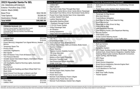 More photos of 2023 Hyundai Santa Fe SEL at Jerry Hunt Supercenter - Lexington, NC