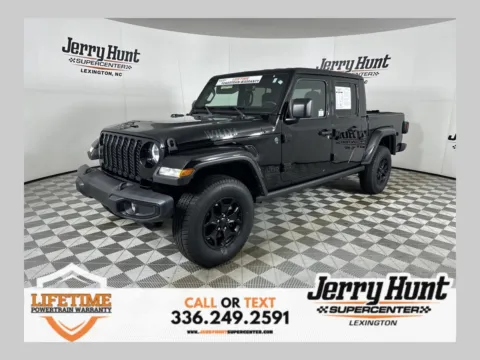 Black 2022 Jeep Gladiator Willys for sale in Lexington, NC