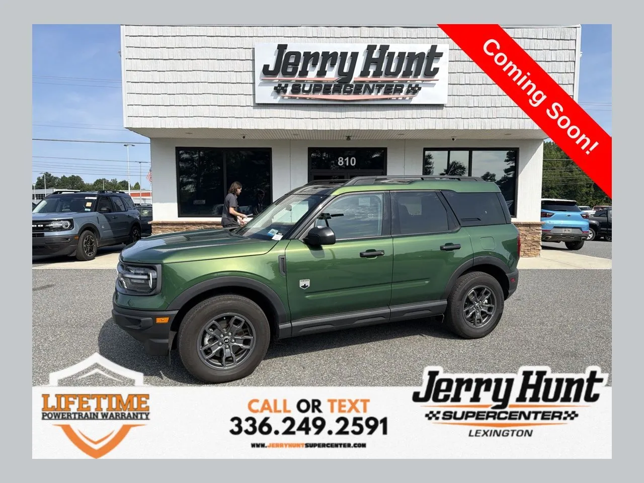 Green 2024 Ford Bronco Sport Big Bend for sale in Lexington, NC