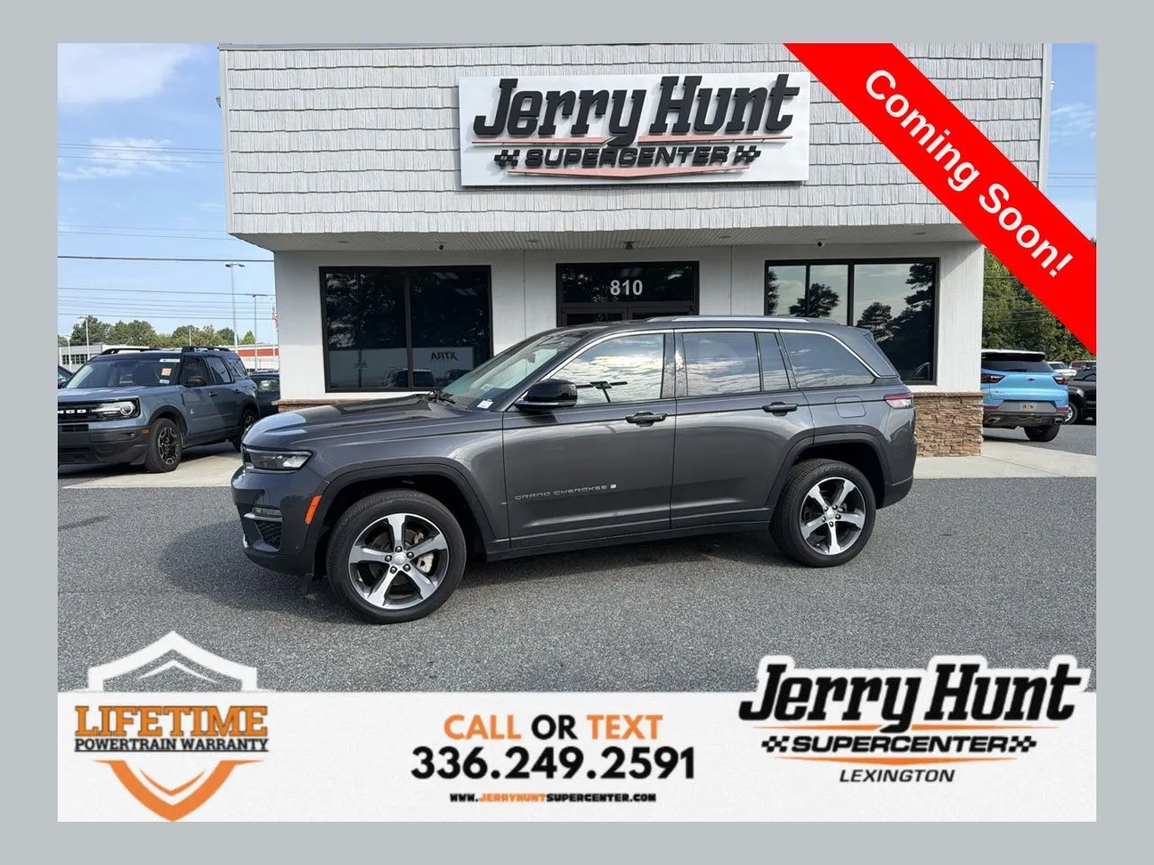 Gray 2023 Jeep Grand Cherokee Limited for sale in Lexington, NC