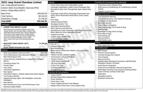 More photos of 2023 Jeep Grand Cherokee Limited at Jerry Hunt Supercenter - Lexington, NC