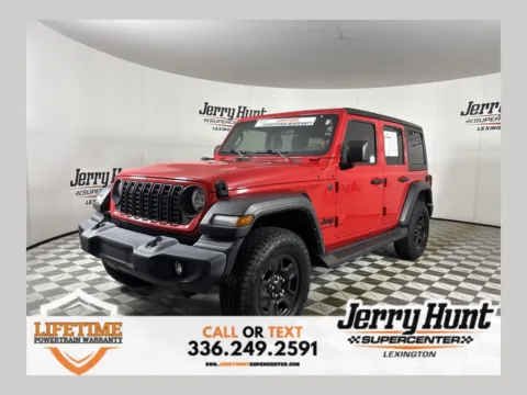 Red 2024 Jeep Wrangler Sport for sale in Lexington, NC