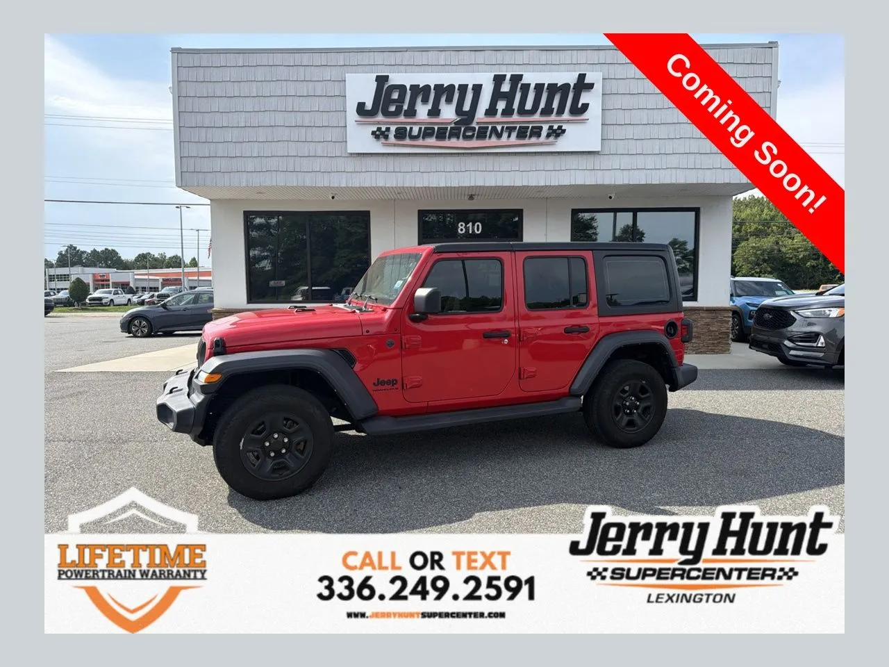 Red 2024 Jeep Wrangler Sport for sale in Lexington, NC