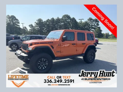 Orange 2025 Jeep Wrangler Rubicon X for sale in Lexington, NC