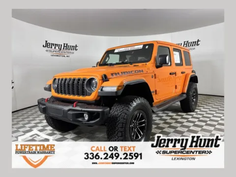 Orange 2025 Jeep Wrangler Rubicon X for sale in Lexington, NC