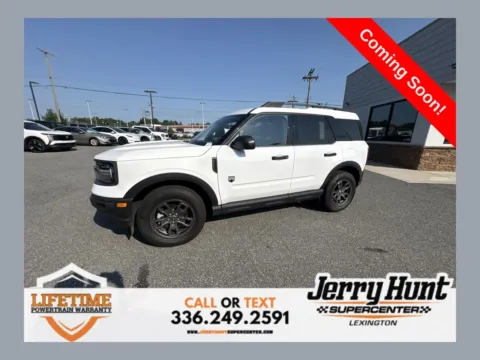 White 2024 Ford Bronco Sport Big Bend for sale in Lexington, NC