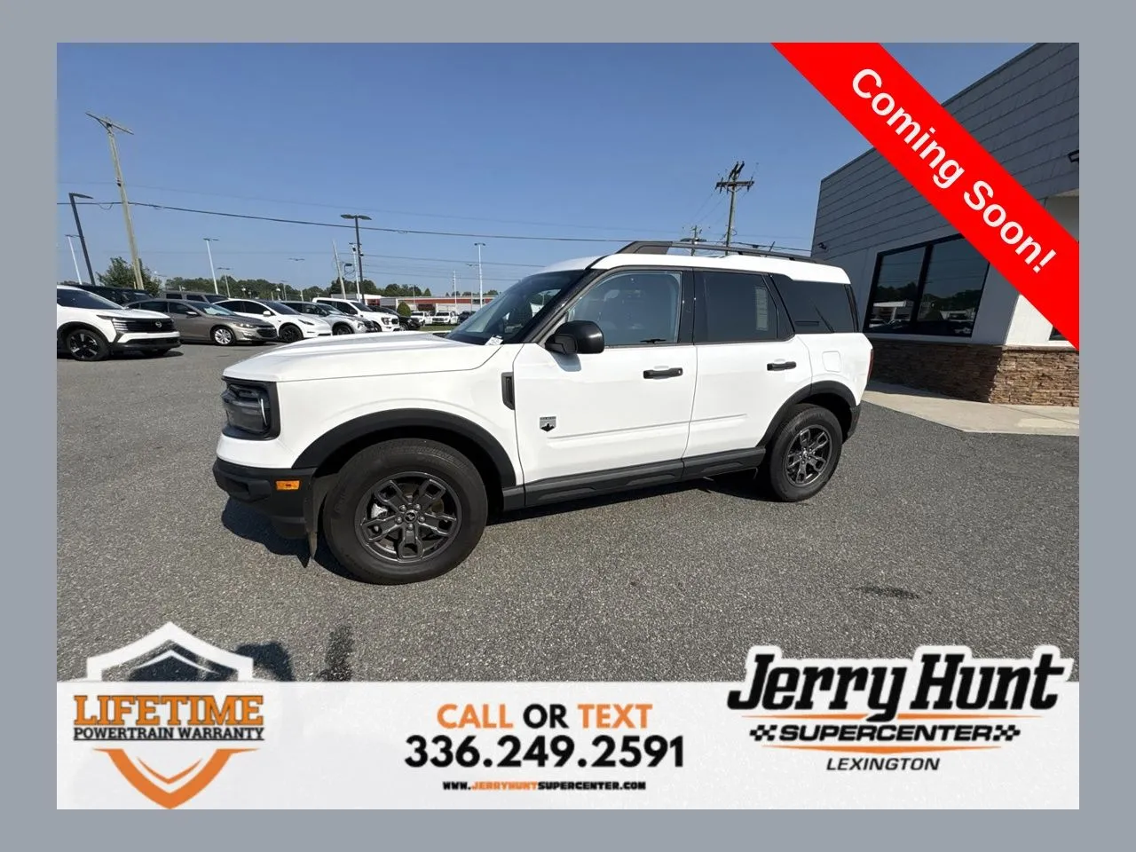 White 2024 Ford Bronco Sport Big Bend for sale in Lexington, NC