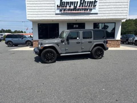 Gray 2022 Jeep Wrangler Unlimited Sahara 4xe for sale in Lexington, NC