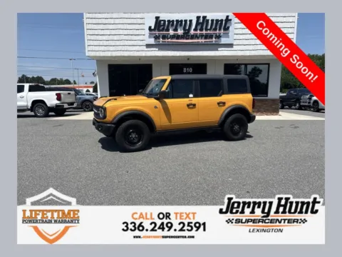 Orange 2022 Ford Bronco Black Diamond for sale in Lexington, NC