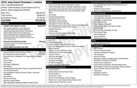 More photos of 2023 Jeep Grand Cherokee L Limited at Jerry Hunt Supercenter - Lexington, NC