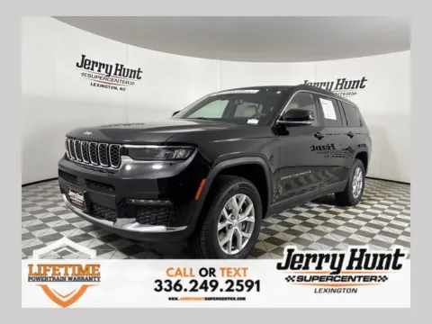 Black 2023 Jeep Grand Cherokee L Limited for sale in Lexington, NC