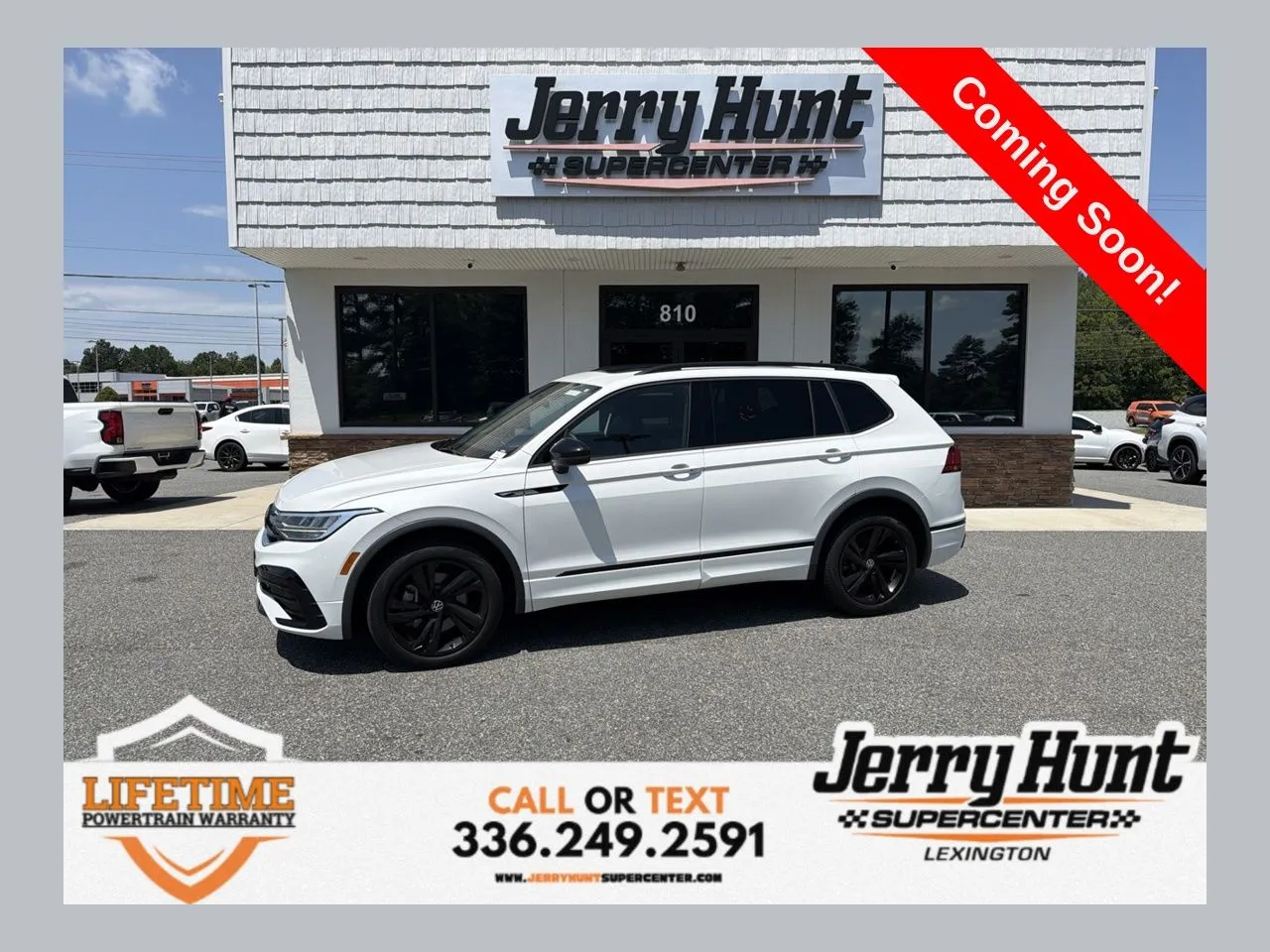 White 2023 Volkswagen Tiguan 2.0T SE R-Line Black for sale in Lexington, NC