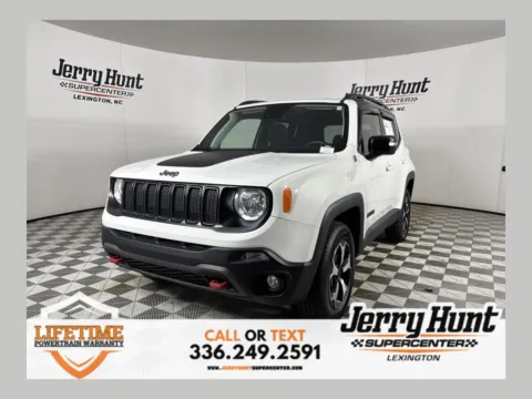 White 2022 Jeep Renegade Trailhawk for sale in Lexington, NC