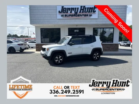 White 2022 Jeep Renegade Trailhawk for sale in Lexington, NC