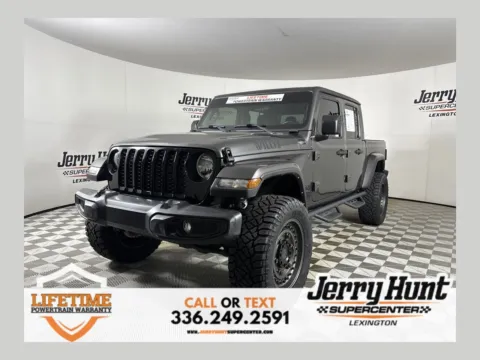 Gray 2022 Jeep Gladiator Willys for sale in Lexington, NC