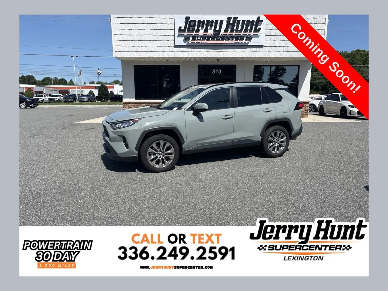 Gray 2021 Toyota RAV4 XLE Premium for sale in Lexington, NC