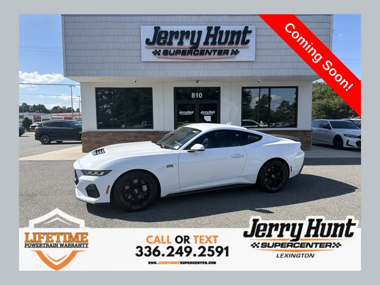 White 2024 Ford Mustang GT Premium for sale in Lexington, NC