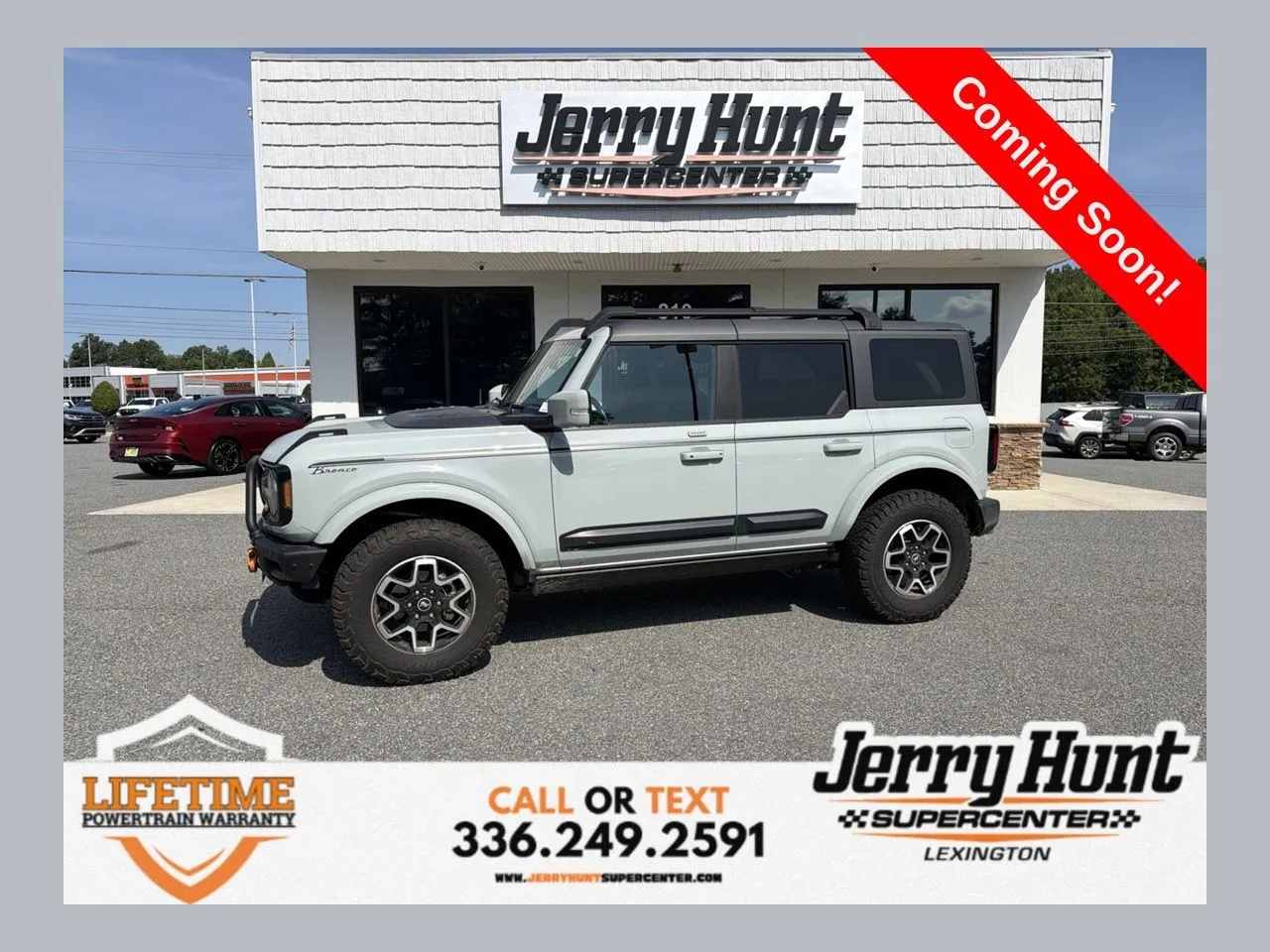 Gray 2022 Ford Bronco Outer Banks for sale in Lexington, NC
