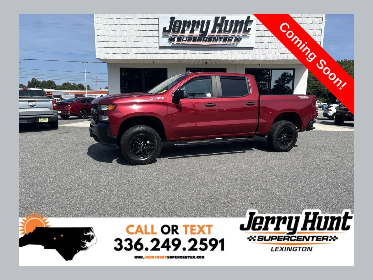Red 2020 Chevrolet Silverado 1500 Custom Trail Boss for sale in Lexington, NC