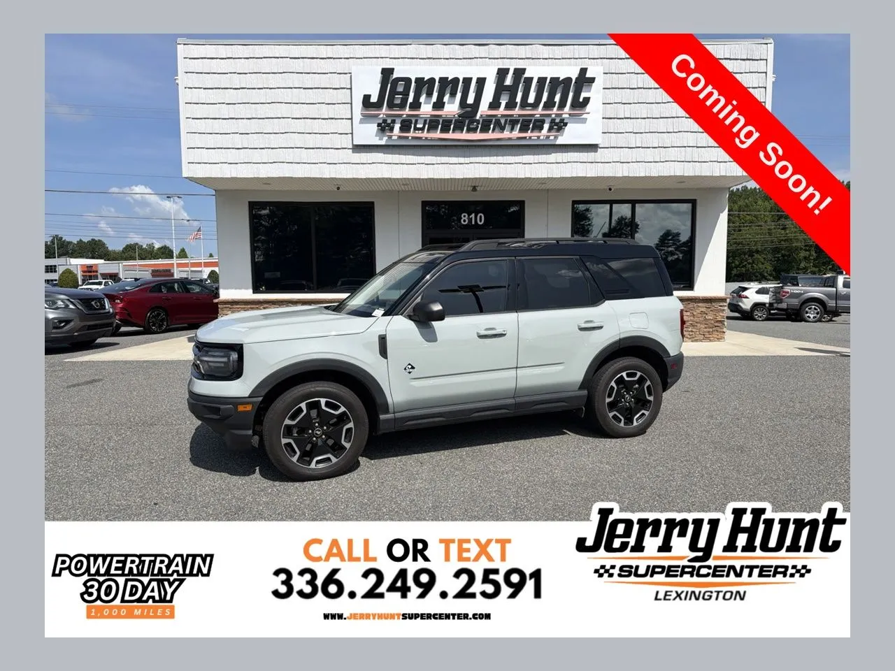 Gray 2021 Ford Bronco Sport Outer Banks for sale in Lexington, NC