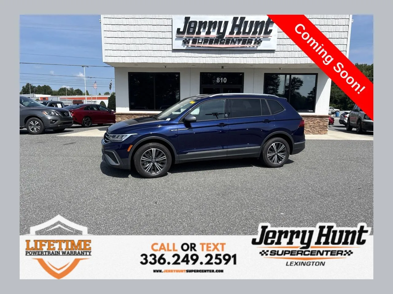 Blue 2024 Volkswagen Tiguan 2.0T Wolfsburg Edition for sale in Lexington, NC
