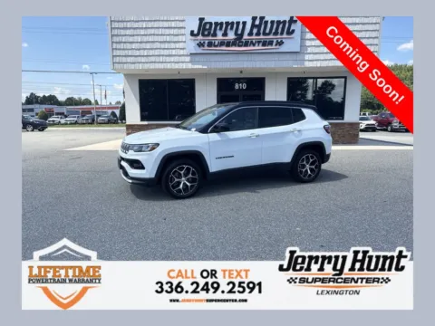 White 2024 Jeep Compass Limited for sale in Lexington, NC