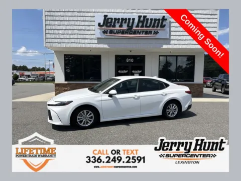 White 2025 Toyota Camry LE for sale in Lexington, NC