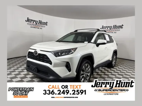 White 2021 Toyota RAV4 XLE Premium for sale in Lexington, NC