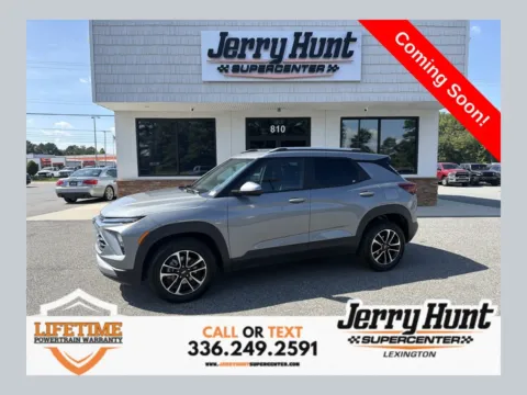 Gray 2025 Chevrolet TrailBlazer LT for sale in Lexington, NC