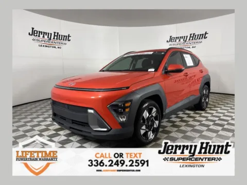 Orange 2024 Hyundai Kona SEL for sale in Lexington, NC