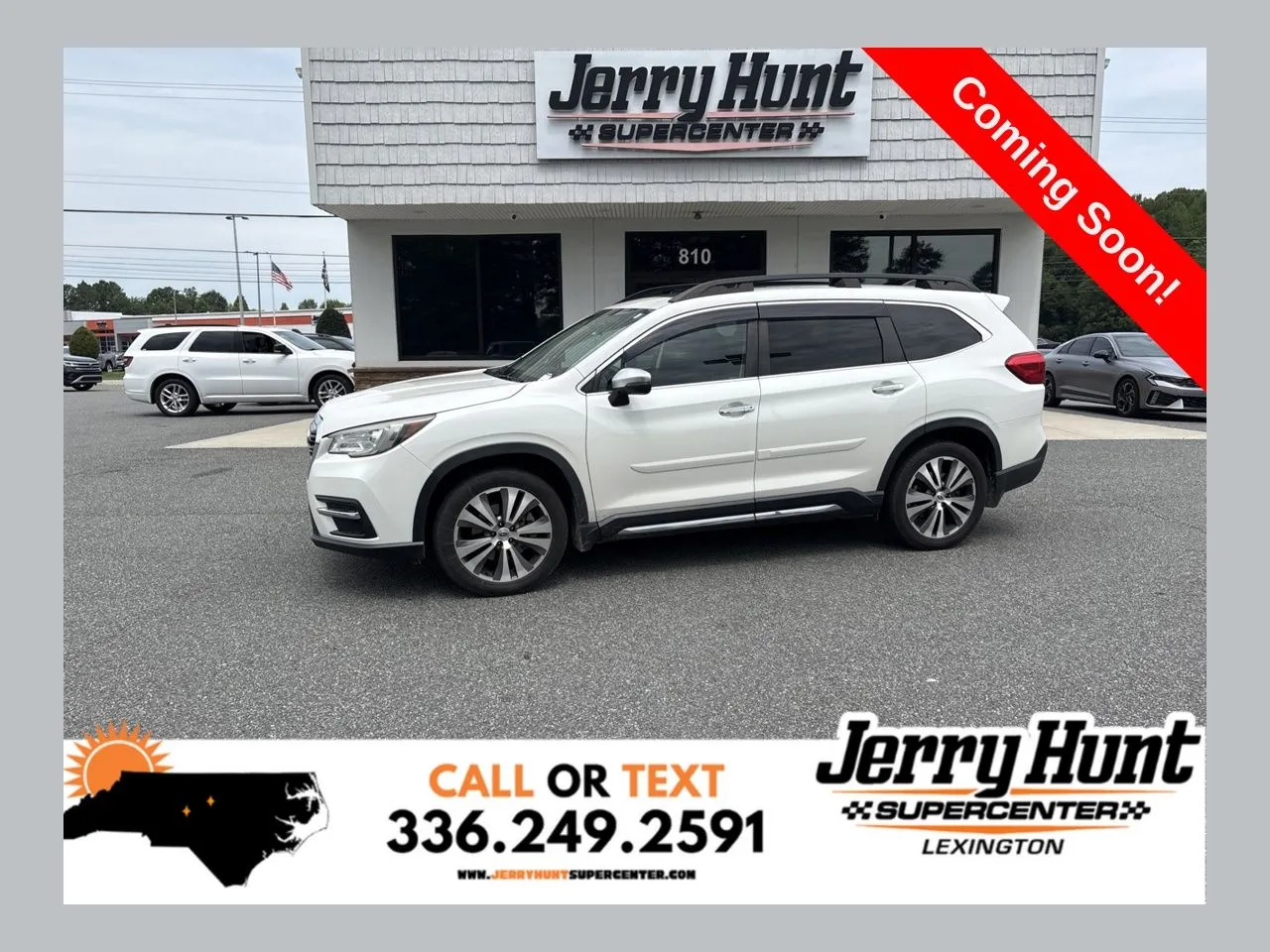 White 2021 Subaru Ascent Touring for sale in Lexington, NC