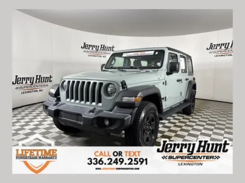Gray 2023 Jeep Wrangler Sport for sale in Lexington, NC