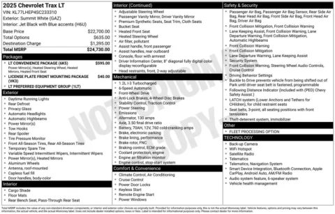 More photos of 2025 Chevrolet Trax LT at Jerry Hunt Supercenter - Lexington, NC
