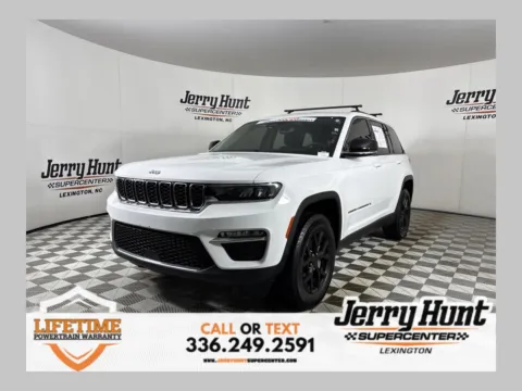 White 2023 Jeep Grand Cherokee Limited for sale in Lexington, NC