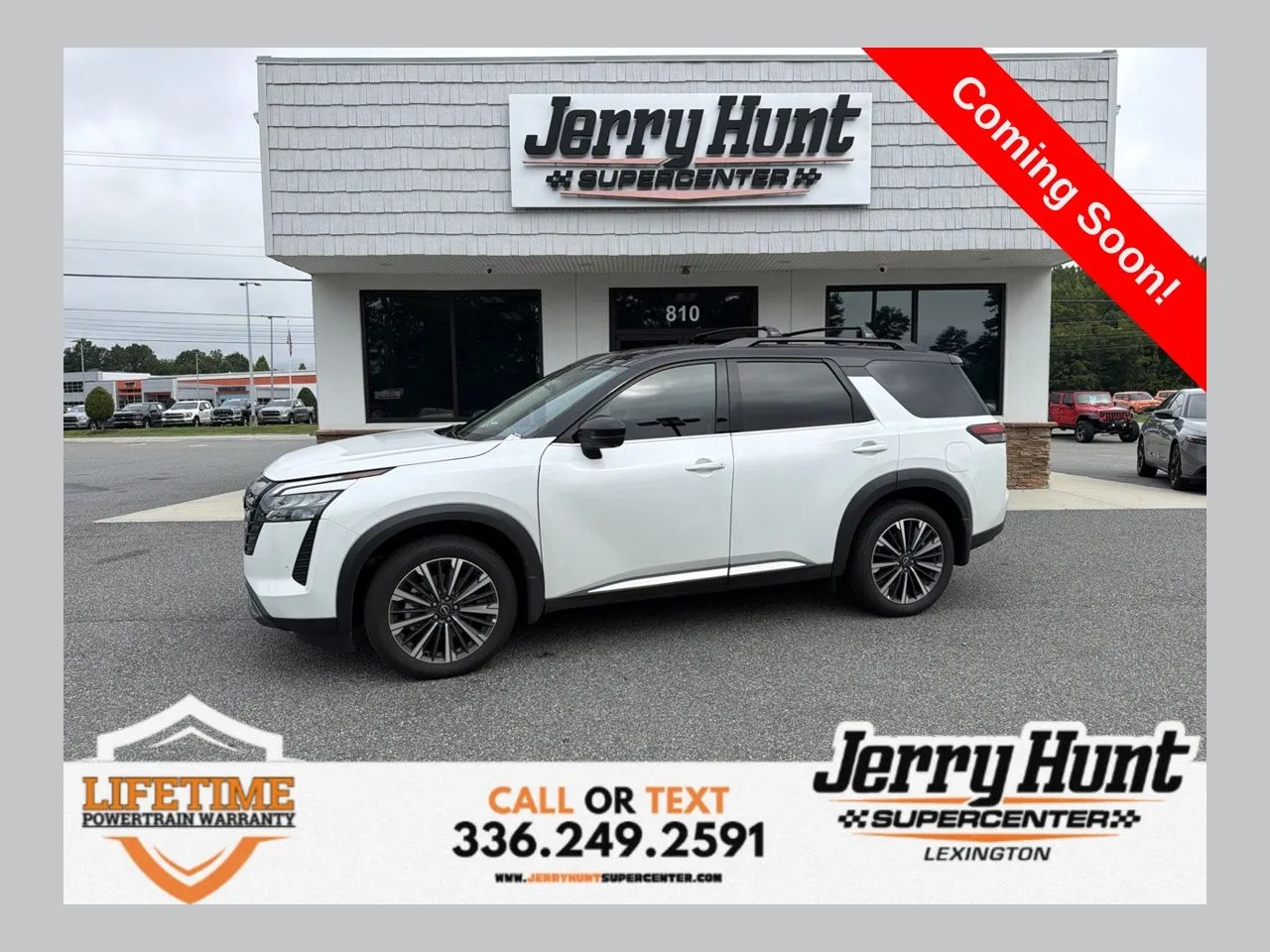 White 2026 Nissan Pathfinder Platinum for sale in Lexington, NC
