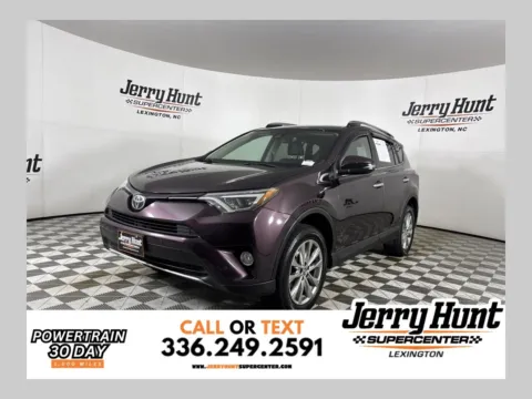 Black 2017 Toyota RAV4 Limited for sale in Lexington, NC