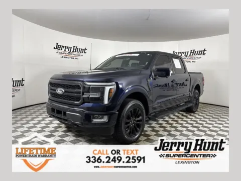 Blue 2024 Ford F-150 Lariat for sale in Lexington, NC