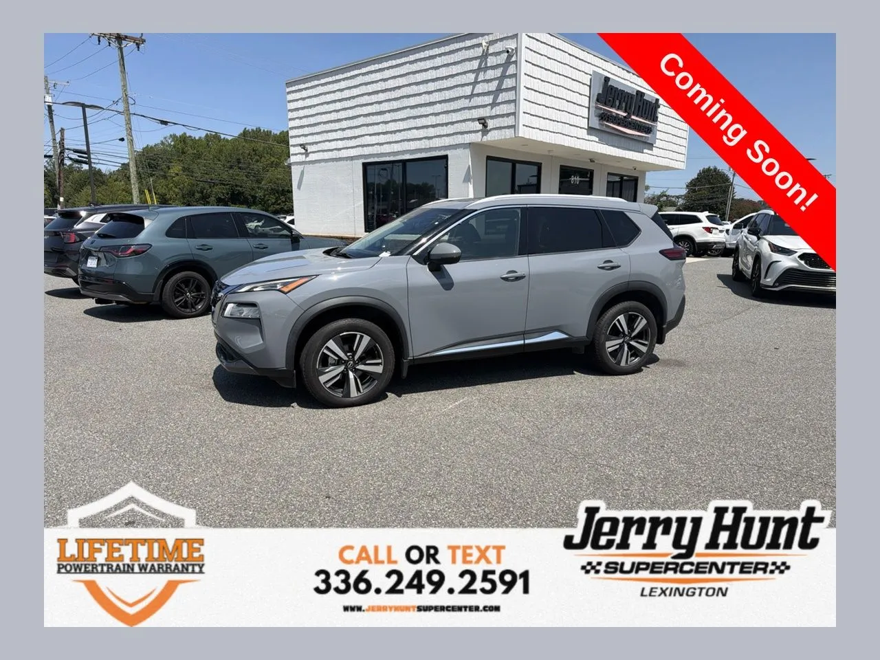 Gray 2023 Nissan Rogue SL for sale in Lexington, NC