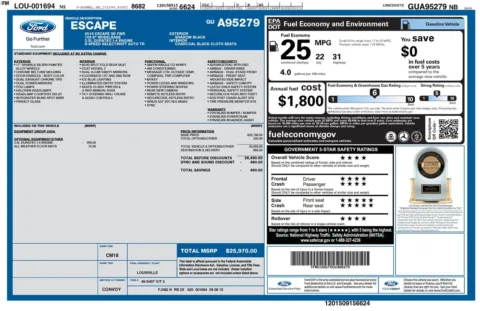 Another view of 2016 Ford Escape SE for sale in Lexington, NC at Jerry Hunt Supercenter - Lexington
