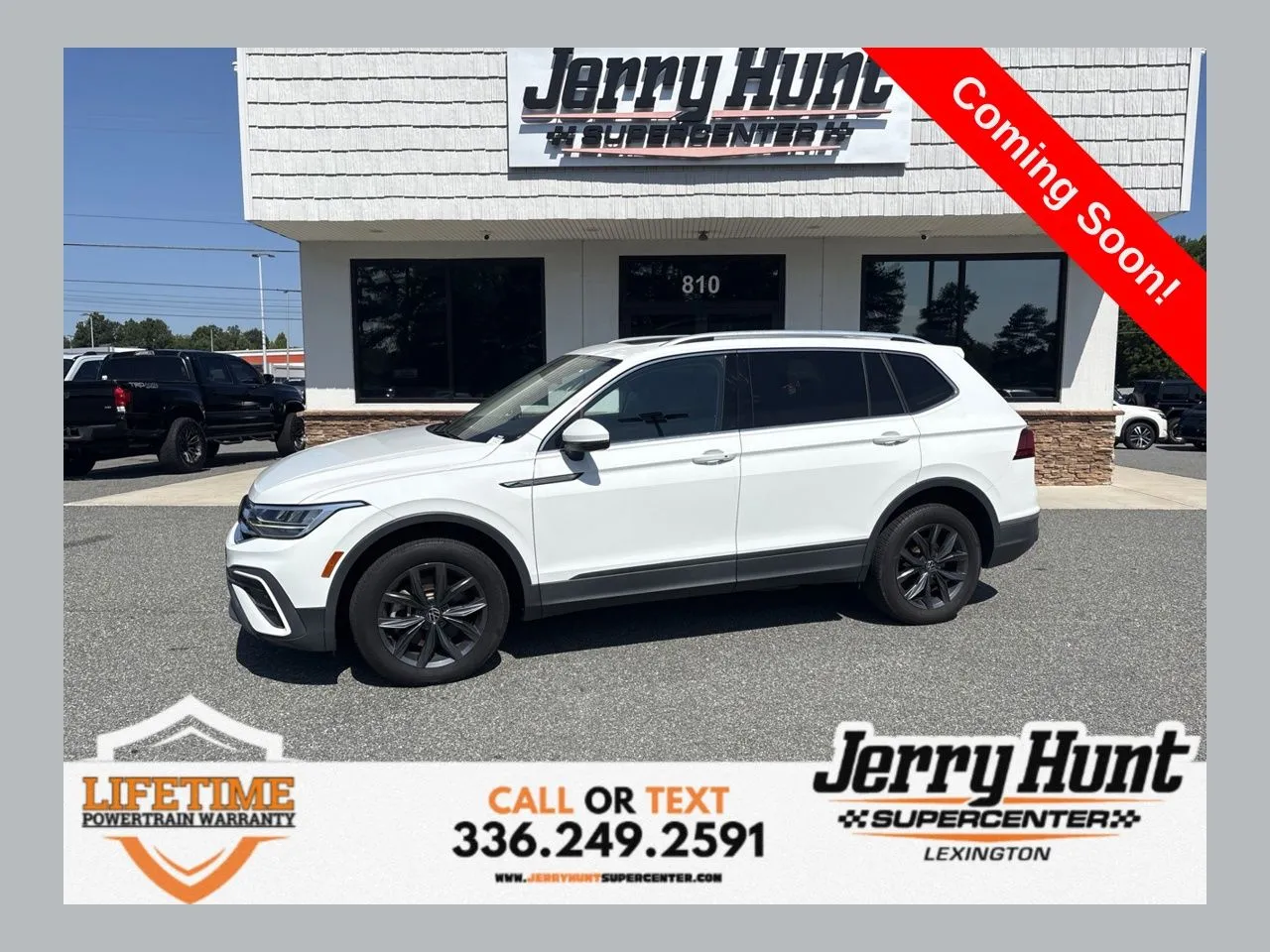 White 2022 Volkswagen Tiguan 2.0T SE for sale in Lexington, NC