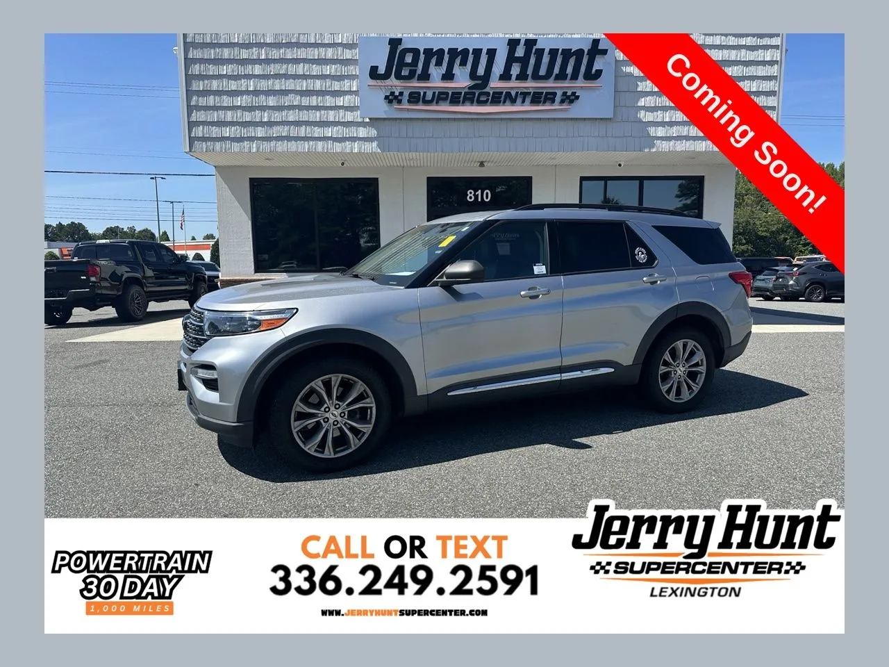 Silver 2020 Ford Explorer XLT for sale in Lexington, NC
