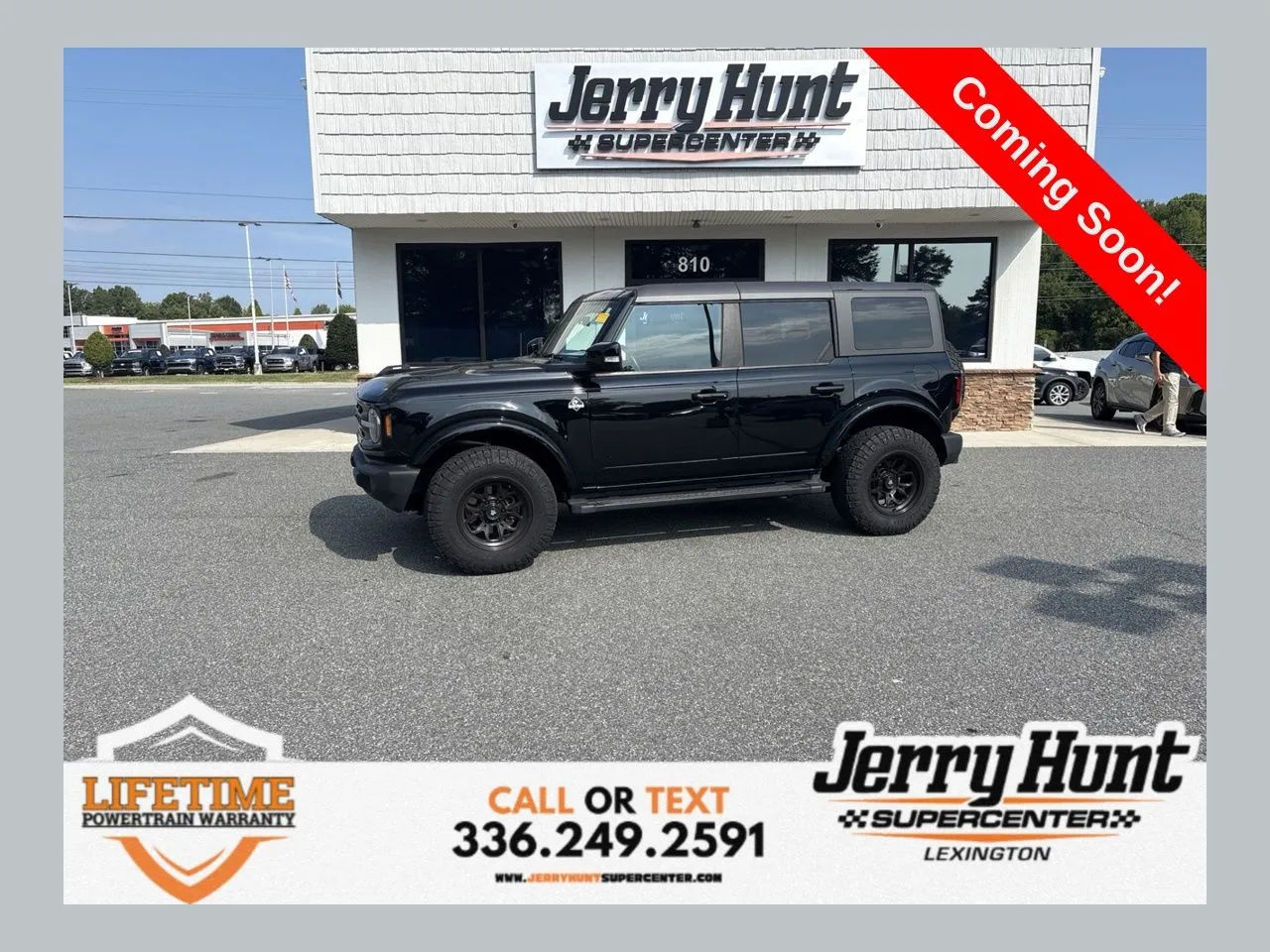 Black 2024 Ford Bronco Outer Banks for sale in Lexington, NC
